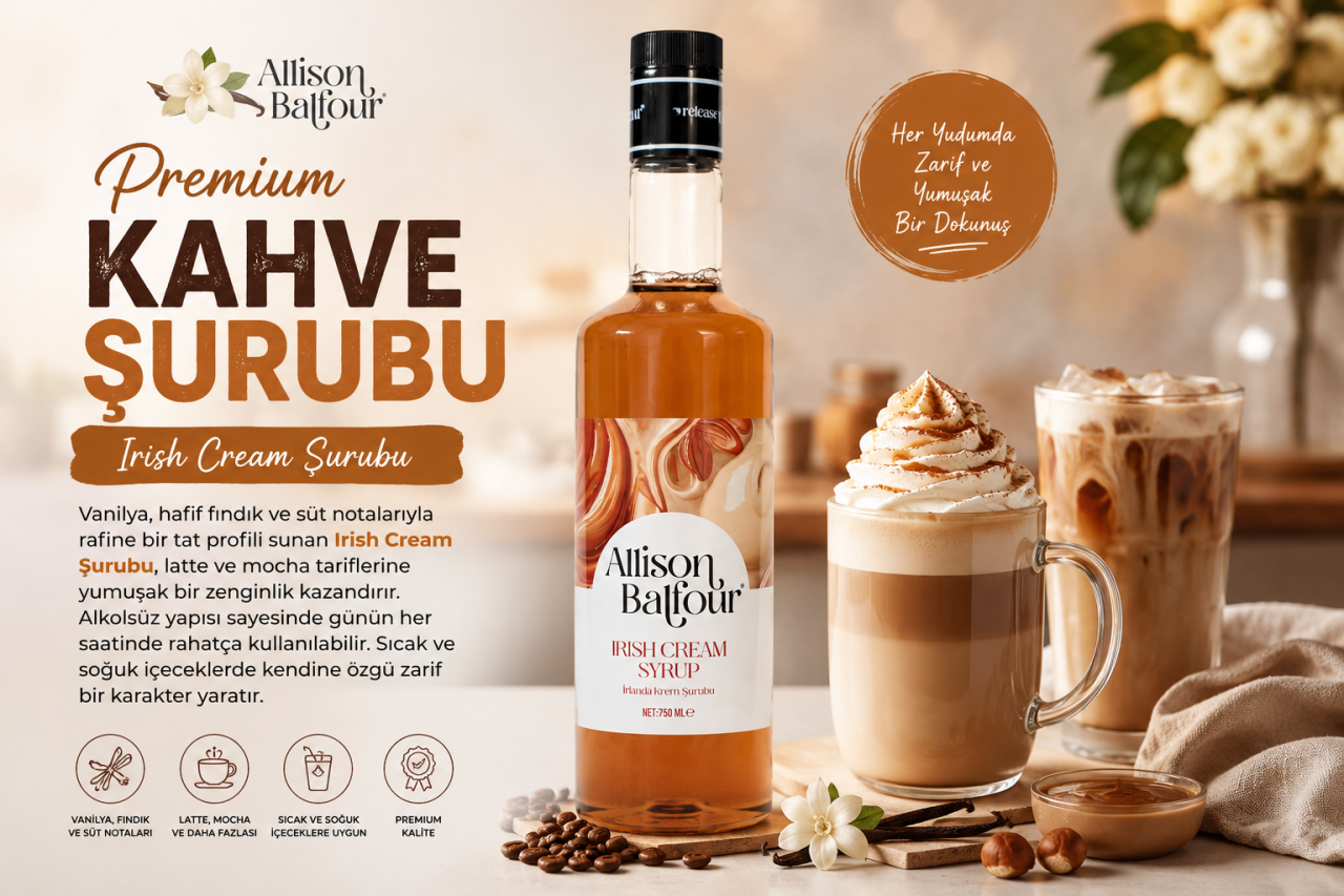 Premium kahve şurubu