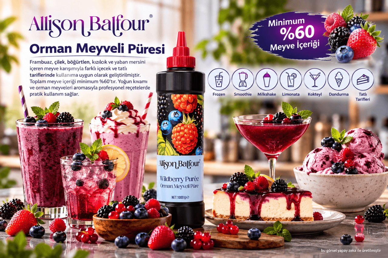 Orman meyveli püresi