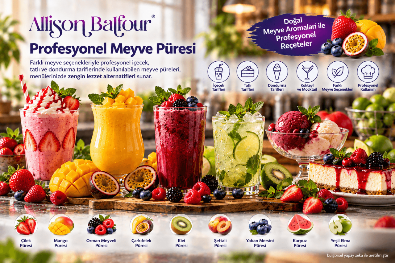 Profesyonel meyve püresi