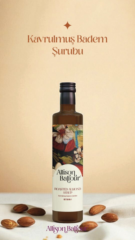 Kavrulmuş Badem Şurubu