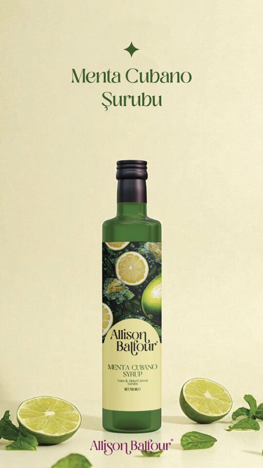Menta Cubano Şurup