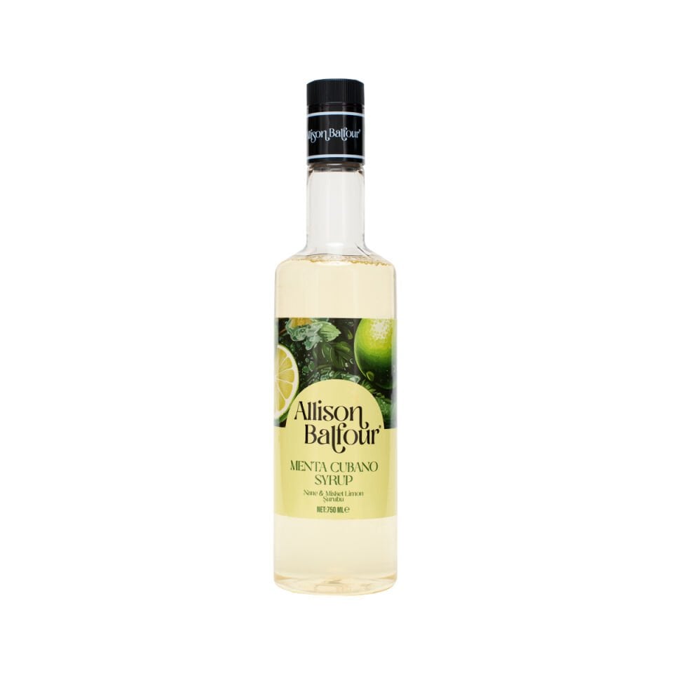 Menta Cubano Nane ve Lime Aromalı Şurup